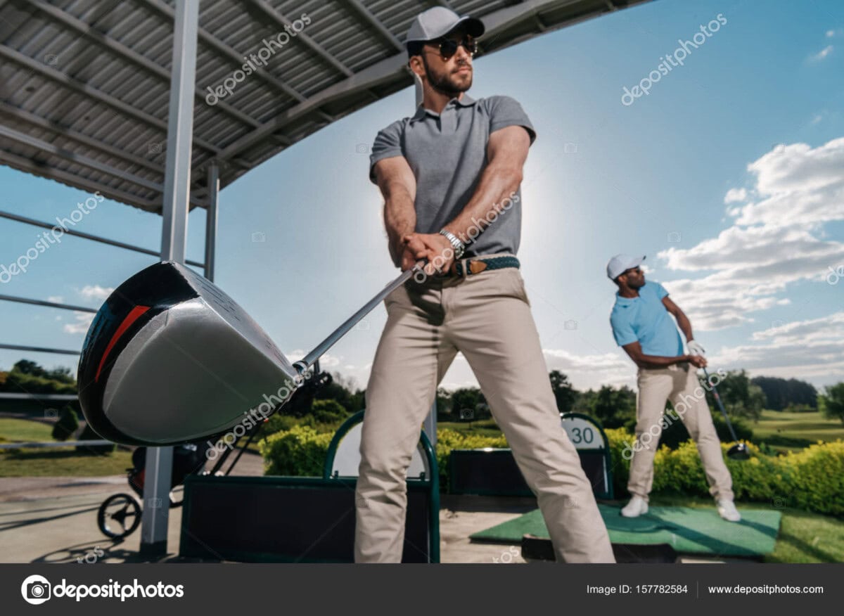 depositphotos 157782584 stock photo men playing golf